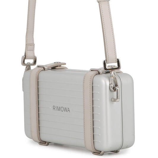 Dior Rimowa Collaboration Personal Clutch Shoulder Bag Silver/Greige2DRCA295YWT Aluminium
