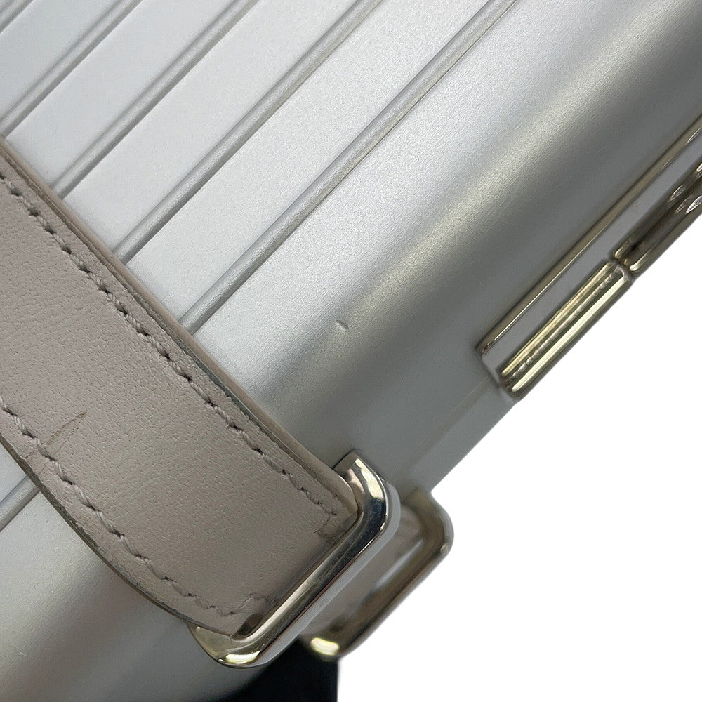 Dior Rimowa Collaboration Personal Clutch Shoulder Bag Silver/Greige2DRCA295YWT Aluminium