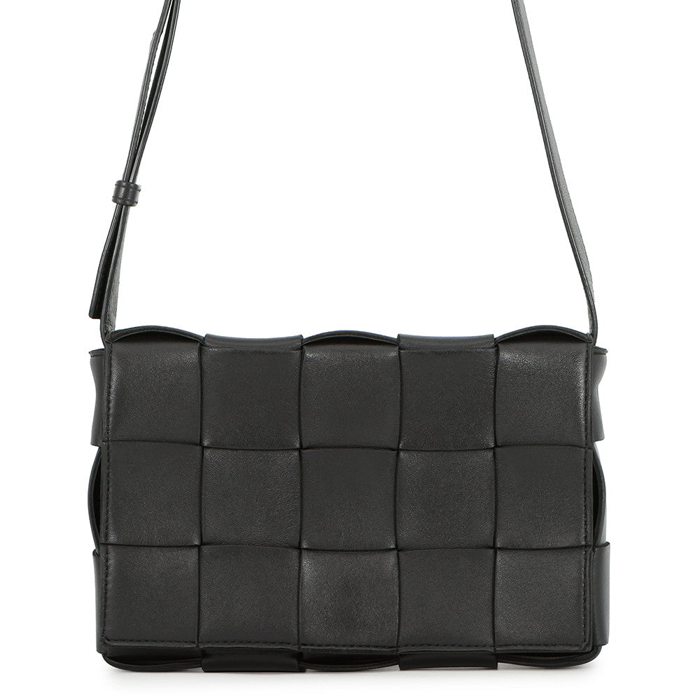 Bottega Veneta Maxi INTRECCIATO Shoulder Bag Black578004VMAY11229 Lambskin