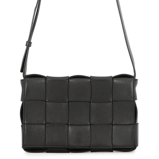 Bottega Veneta Maxi INTRECCIATO Shoulder Bag Black578004VMAY11229 Lambskin