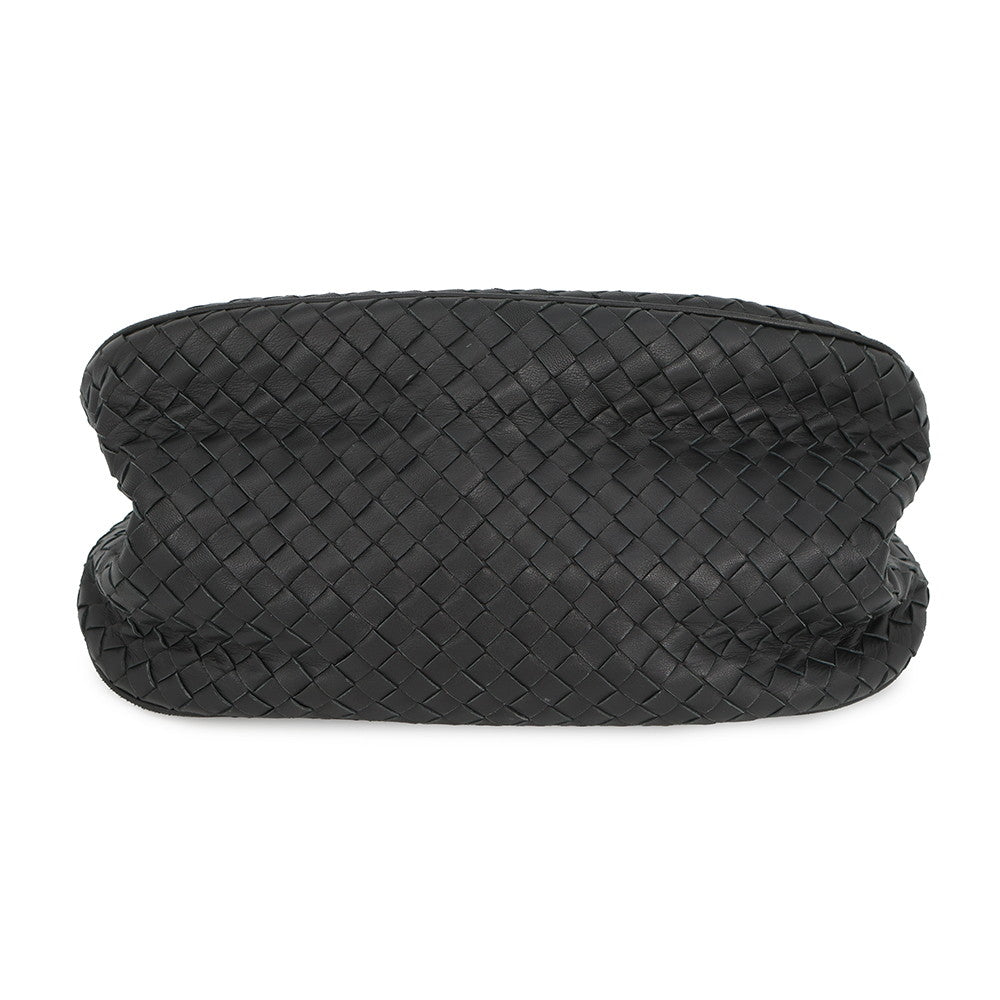 Bottega Veneta INTRECCIATO Handbag Black Leather