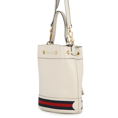 GUCCI Ophidia Small Bucket Bag Off-white610846 Leather