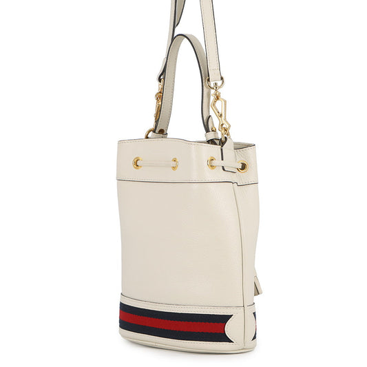 GUCCI Ophidia Small Bucket Bag Off-white610846 Leather