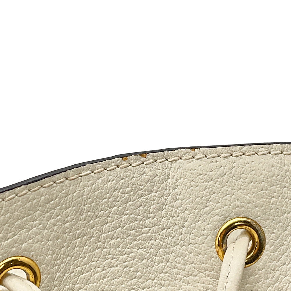 GUCCI Ophidia Small Bucket Bag Off-white610846 Leather