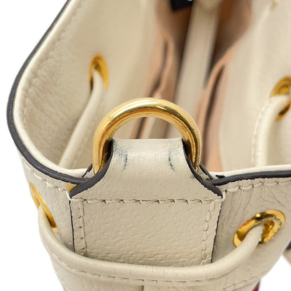 GUCCI Ophidia Small Bucket Bag Off-white610846 Leather
