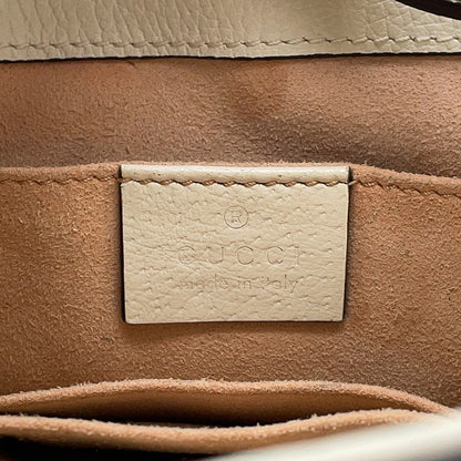 GUCCI Ophidia Small Bucket Bag Off-white610846 Leather