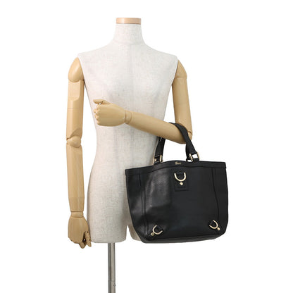 GUCCI Abbey Tote Bag Black130739 213317 Leather