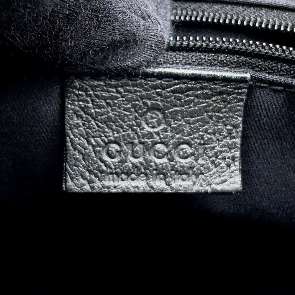 GUCCI Abbey Tote Bag Black130739 213317 Leather