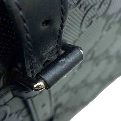GUCCI GG embossed Tote Bag Black625774 527066 Leather