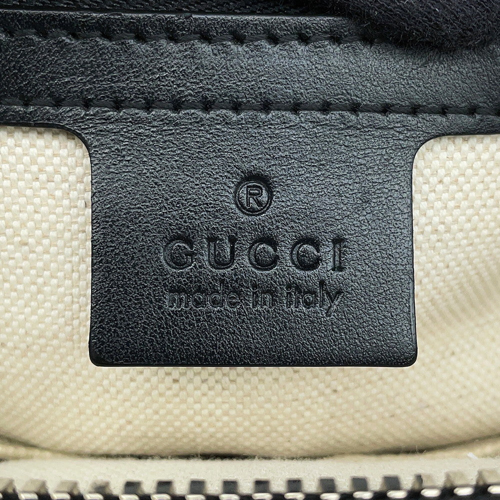 GUCCI GG embossed Tote Bag Black625774 527066 Leather