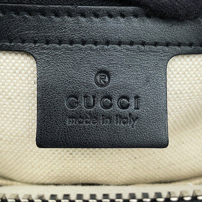 GUCCI GG embossed Tote Bag Black625774 527066 Leather