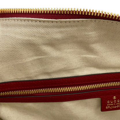 GUCCI Medium Duffle Bag Doraemon Collaboration Brown/Red647815 Mini GG Supreme Leather