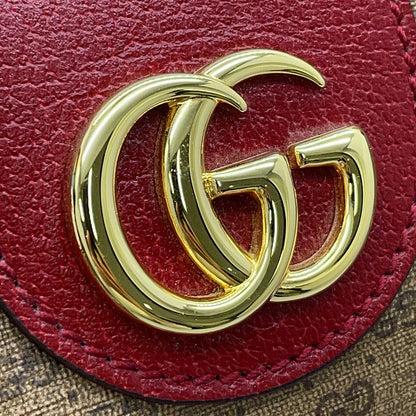 GUCCI Medium Duffle Bag Doraemon Collaboration Brown/Red647815 Mini GG Supreme Leather