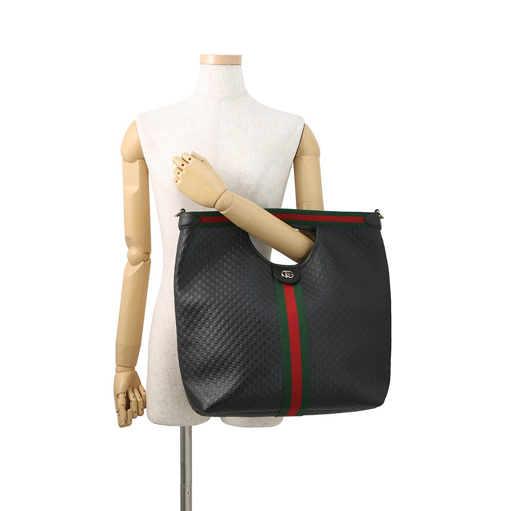 GUCCI Japan Limited Edition Large Tote Black865452 650815 Leather