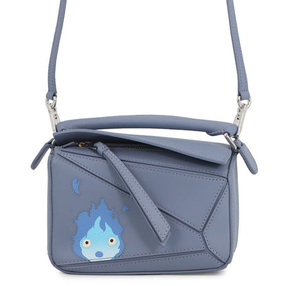 LOEWE Puzzle Bag Ghibli Collaboration BlueA510U95X66 Leather Size Mini