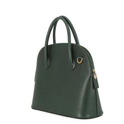CELINE Handbag Green Leather