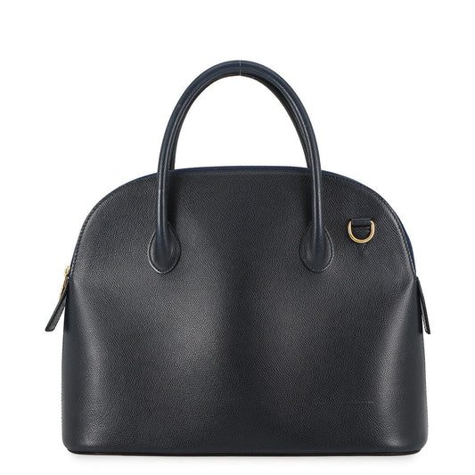 CELINE Handbag Blue Leather