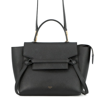CELINE Belt bag Black189153 Leather Size micro