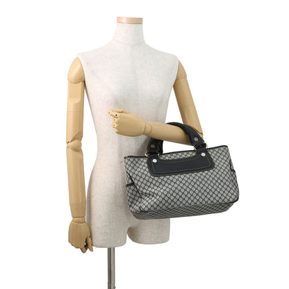 CELINE Macadam boogie bag Black/Gray134022 Canvas Leather