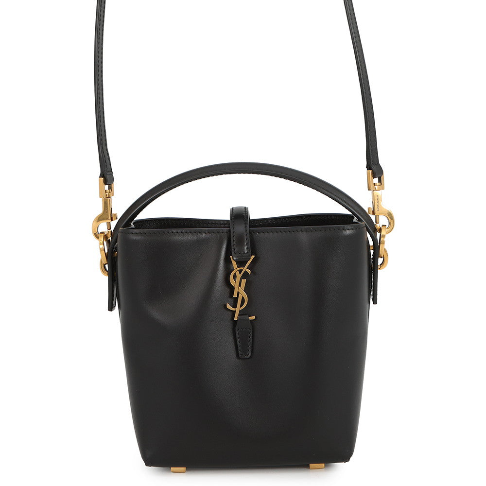 SAINT LAURENT PARIS LE 37 2way Handbag Black7658702R20W1000 Calf Leather Size Mini