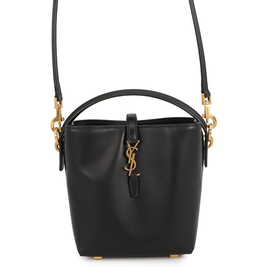 SAINT LAURENT PARIS LE 37 2way Handbag Black7658702R20W1000 Calf Leather Size Mini