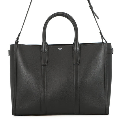 CELINE Cabas Marrake 2-way Bag Black116273FGA.38SI Sapuru Calf Leather Size Medium