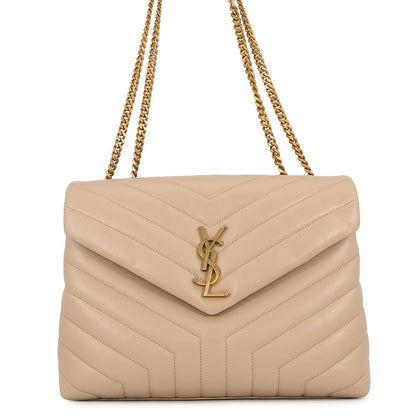 SAINT LAURENT PARIS Loulou Chain Shoulder Bag Beige574946DV7262721 Leather Size Medium