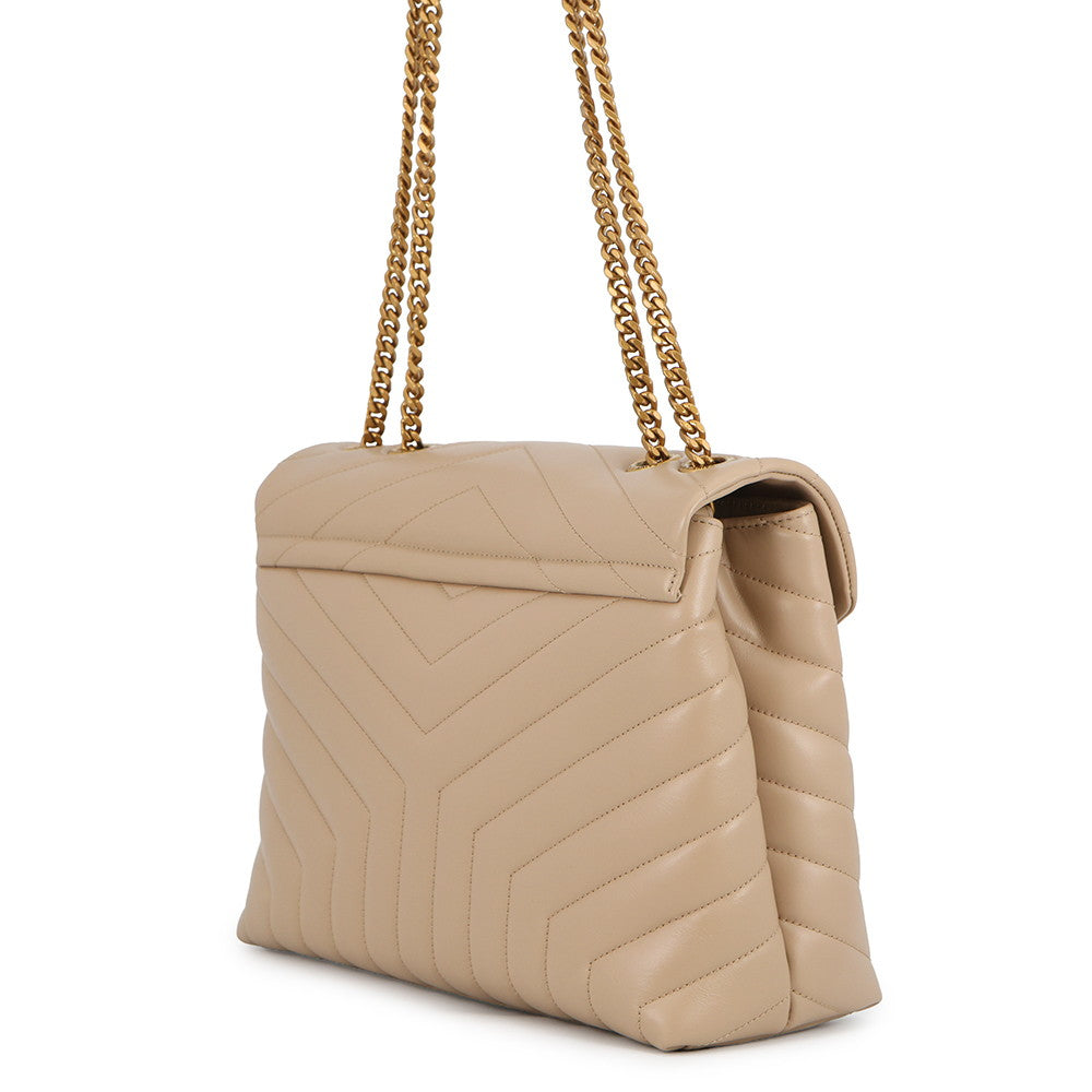 SAINT LAURENT PARIS Loulou Chain Shoulder Bag Beige574946DV7262721 Leather Size Medium