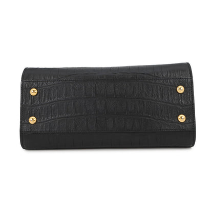 SAINT LAURENT PARIS Baby Kabas 2way Bag Black568853 Croco embossed leather