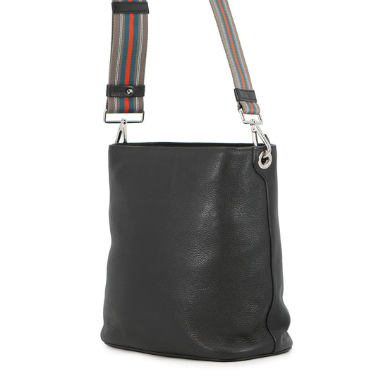 PRADA Vitello Phoenix Shoulder Bag Black1BE057_2E8K_F0002 Leather