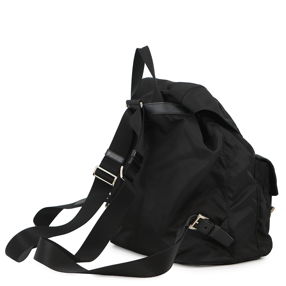 PRADA Logo Backpack Black1BZ811_V44_F0002_V_OOO Nylon
