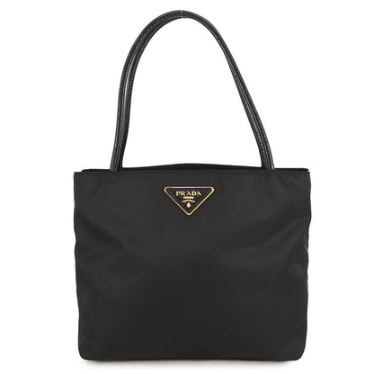 PRADA Logo Tote Bag BlackBR3855 Nylon