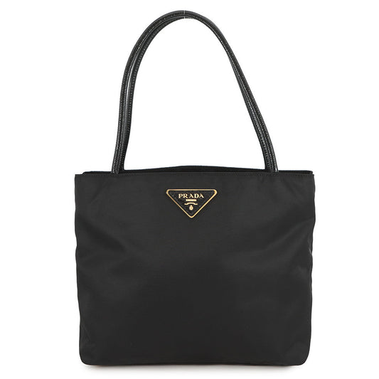 PRADA Logo Tote Bag BlackBR3855 Nylon