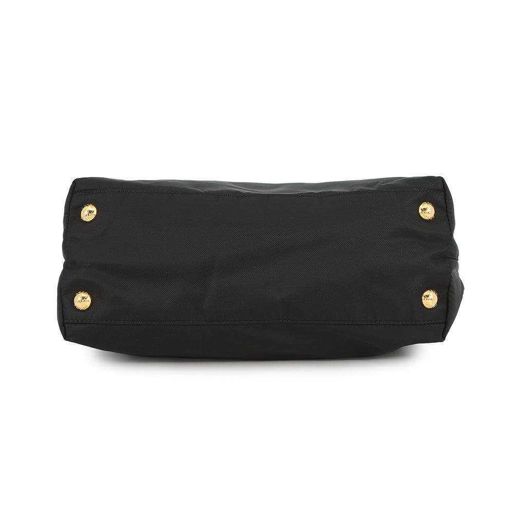 PRADA Logo Tote Bag BlackBR3855 Nylon
