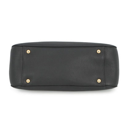 PRADA Logo Handbag Black1BG533_2CYS_F0002_V_OOO Soft Grain Leather Size Medium
