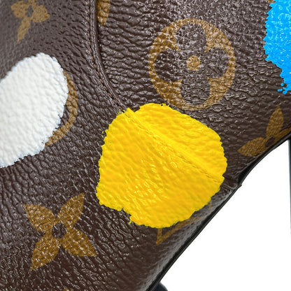 LOUIS VUITTON LVxYK Silhouette Line EncreBoots Brown1AB9W2 Monogram Size 36
