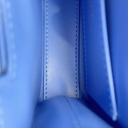 CHANEL Matelasse ChainClutch BlueAP3435 Leather