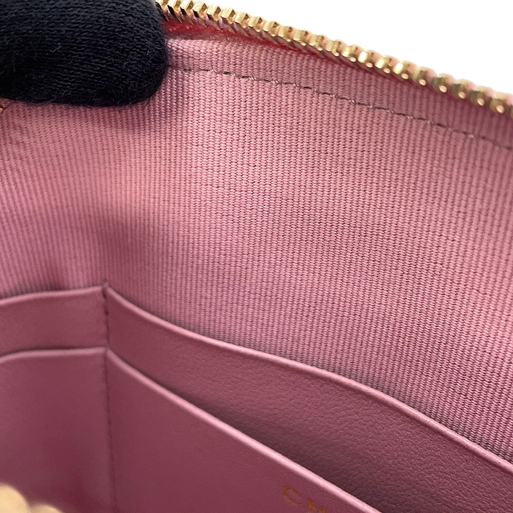 CHANEL Matelasse Chain Shoulder Bag PinkCD0187-B18564-NN370 Tweed