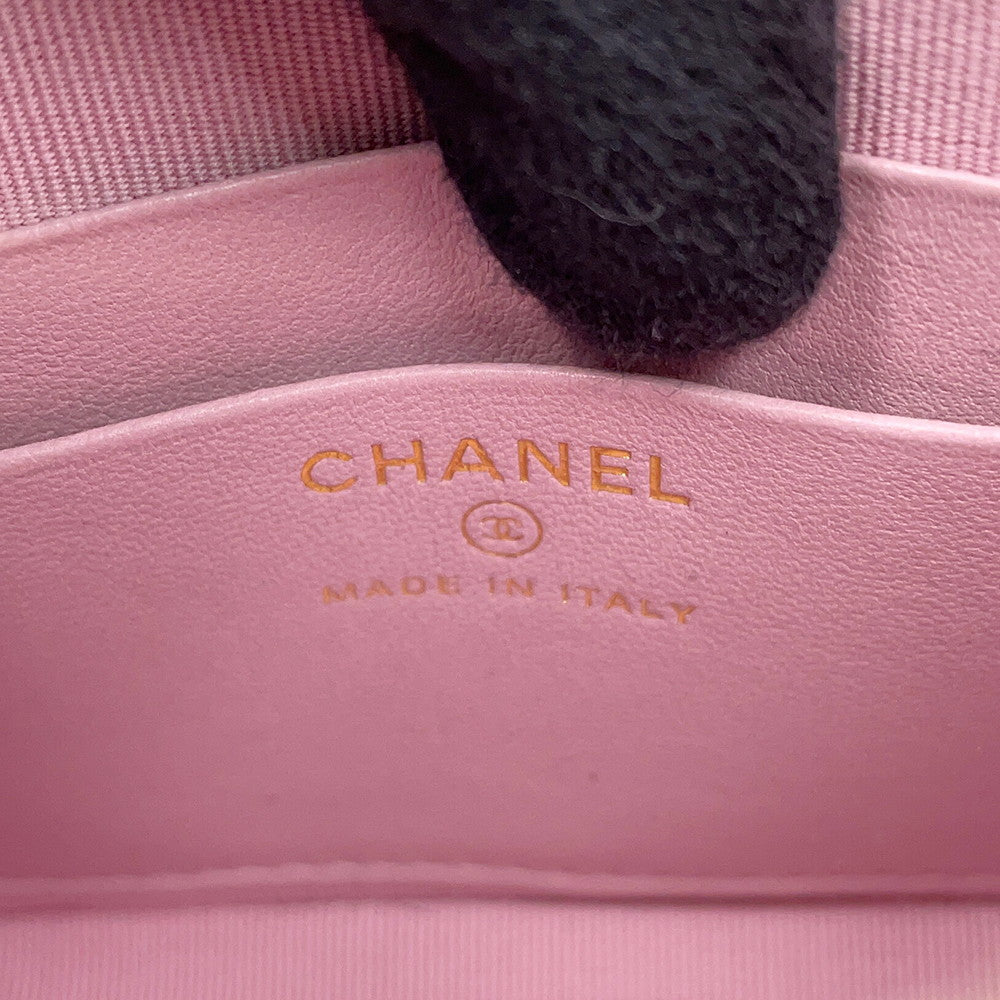 CHANEL Matelasse Chain Shoulder Bag PinkCD0187-B18564-NN370 Tweed