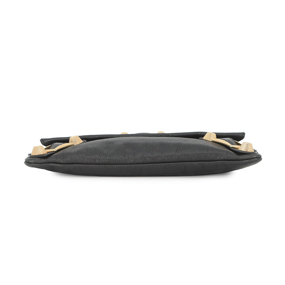 BALENCIAGA Giant Envelope Clutch Black186182 1000 Leather