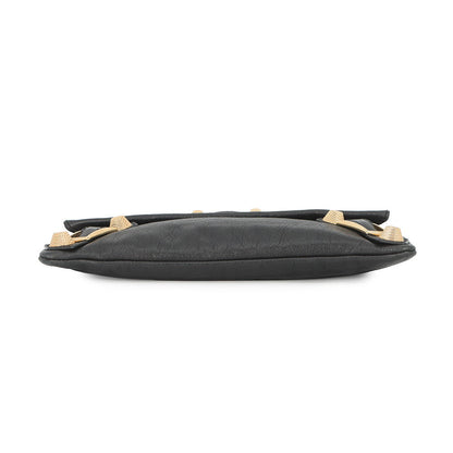 BALENCIAGA Giant Envelope Clutch Black186182 1000 Leather