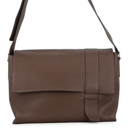 HERMES Sack Alfred Taupe Grey Taurillon Clemence Size 35