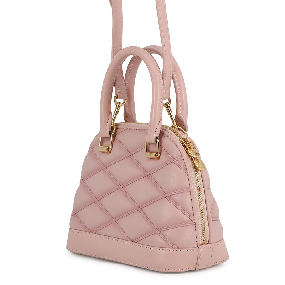LOUIS VUITTON Maltage Alma RosabellaM24453 Lamb Leather Size BB