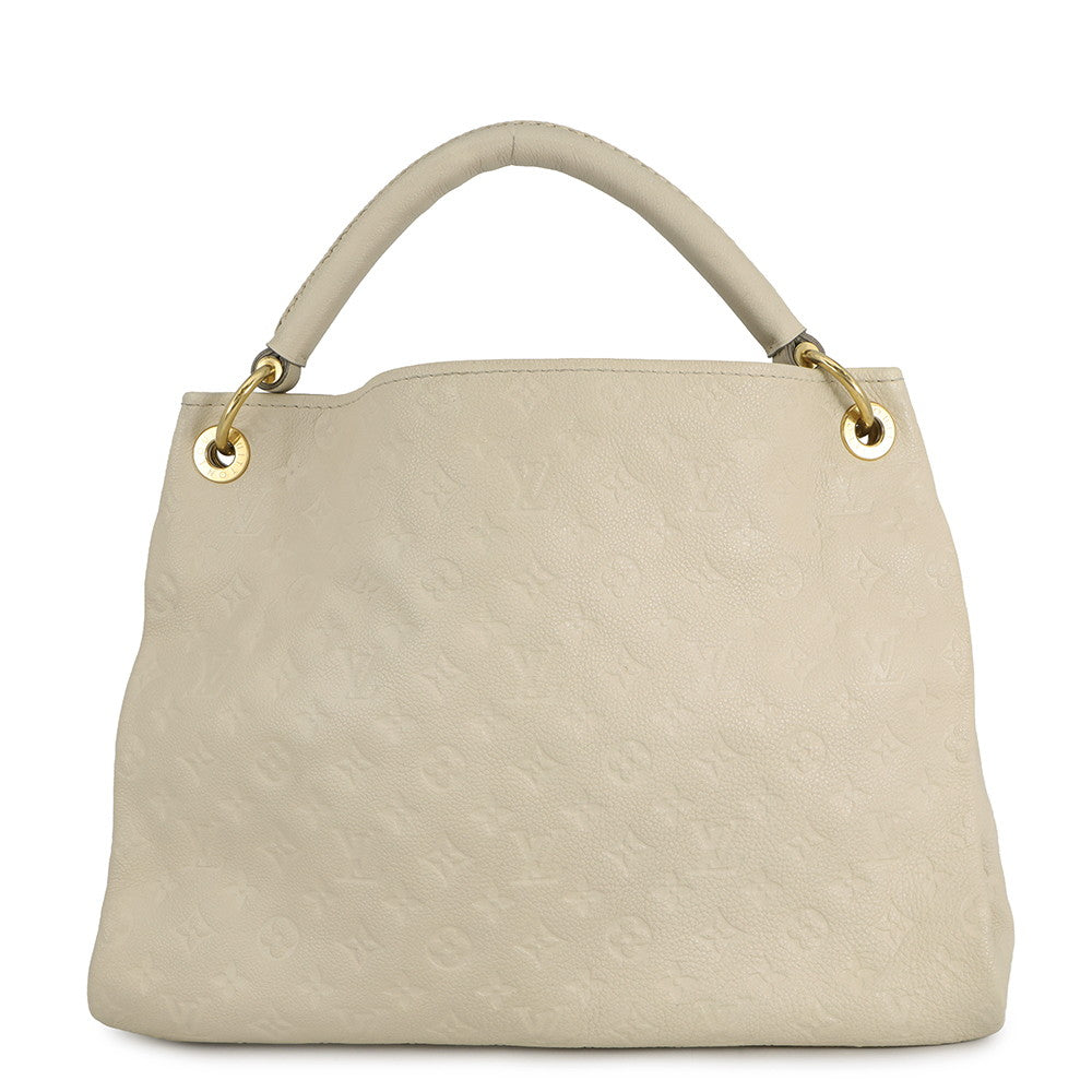 LOUIS VUITTON Artsy NeigeM93449 Monogram Empreinte Leather Size MM