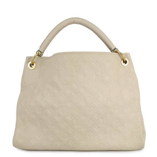 LOUIS VUITTON Artsy NeigeM93449 Monogram Empreinte Leather Size MM