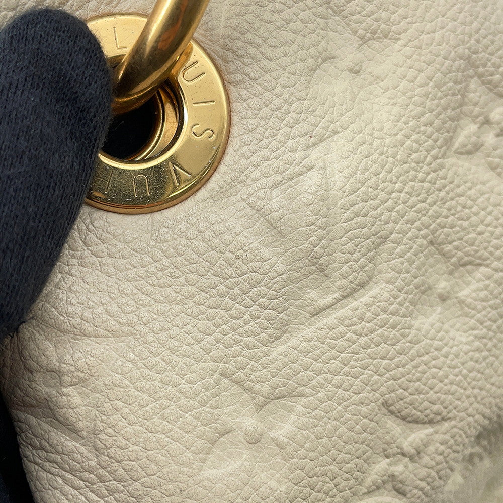 LOUIS VUITTON Artsy NeigeM93449 Monogram Empreinte Leather Size MM