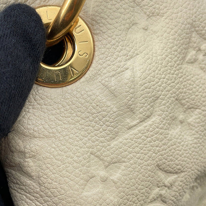 LOUIS VUITTON Artsy NeigeM93449 Monogram Empreinte Leather Size MM