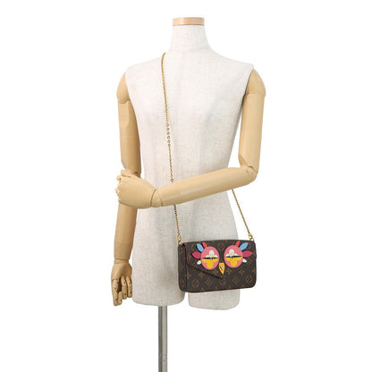 LOUIS VUITTON Felicie Pochette Lovely Bird Pink/MulticolorM62426 Monogram