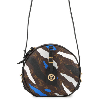 LOUIS VUITTON Boite Chapeau Souple Noir/Blue/WhiteM45095 Monogram