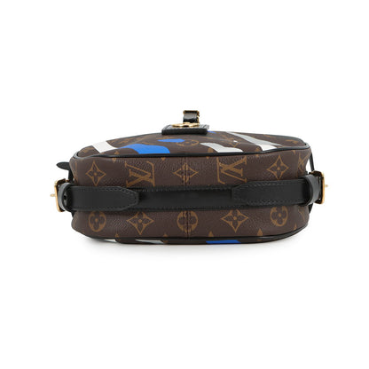 LOUIS VUITTON Boite Chapeau Souple Noir/Blue/WhiteM45095 Monogram